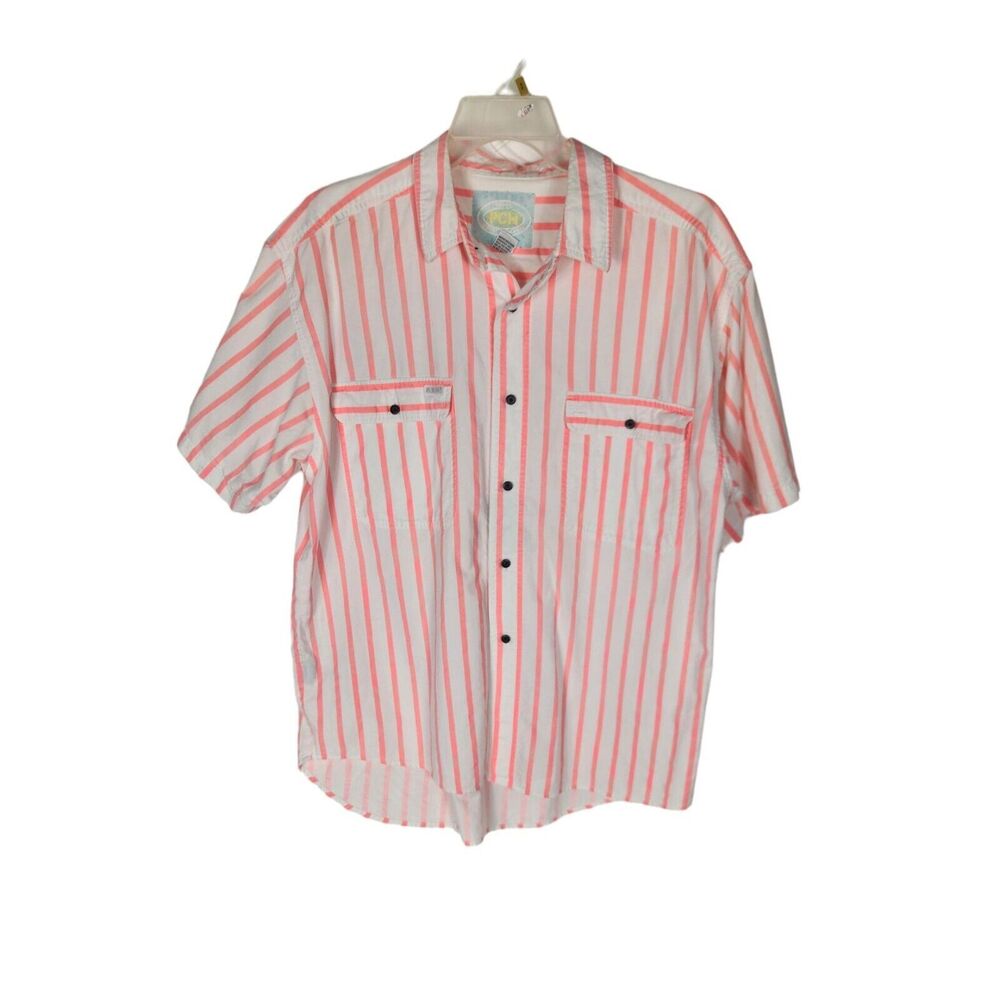 PCH Short sleeve button up men's XL